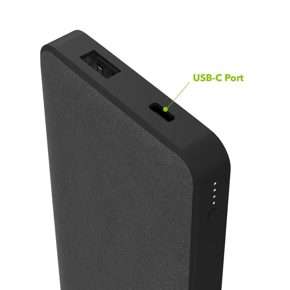 mophie Powerstation with PD Power Bank - 10,000 mAh Large Internal Battery, (1) USB-A Port and (1) 18W USB-C PD Fast Charging Input/Output Port, Travel-Friendly, Includes USB-A to USB-C Power Cord