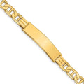 Auriga Fine Jewelry 14K Yellow Gold Anchor Link Id 8 inch for Women