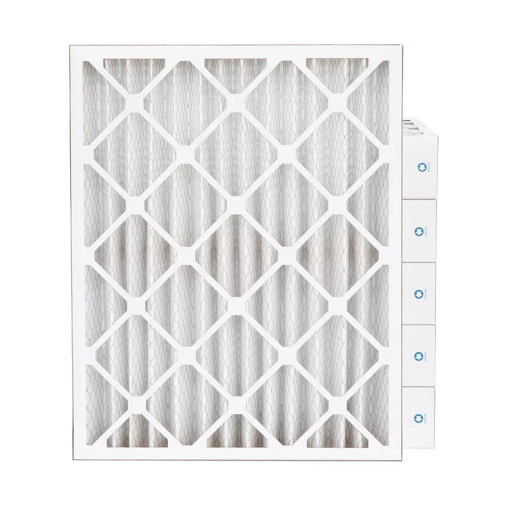 20x25x2 MERV 11, MPR 1000 Pleated AC Furnace 2" Air Filters by Pamlico. Case of 12. Actual Size: 19-1/2 x 24-1/2 x 1-3/4