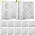 Bentism Filter Replacement, 16''x16'' AC Filter, 12pcs HVAC Pleated Air Filter, AC Furnace Filter Replacement Set, MERV 8, Good for Home, Commercial Capture Particles, Fit for Dri-Eaz DefendAir HEPA