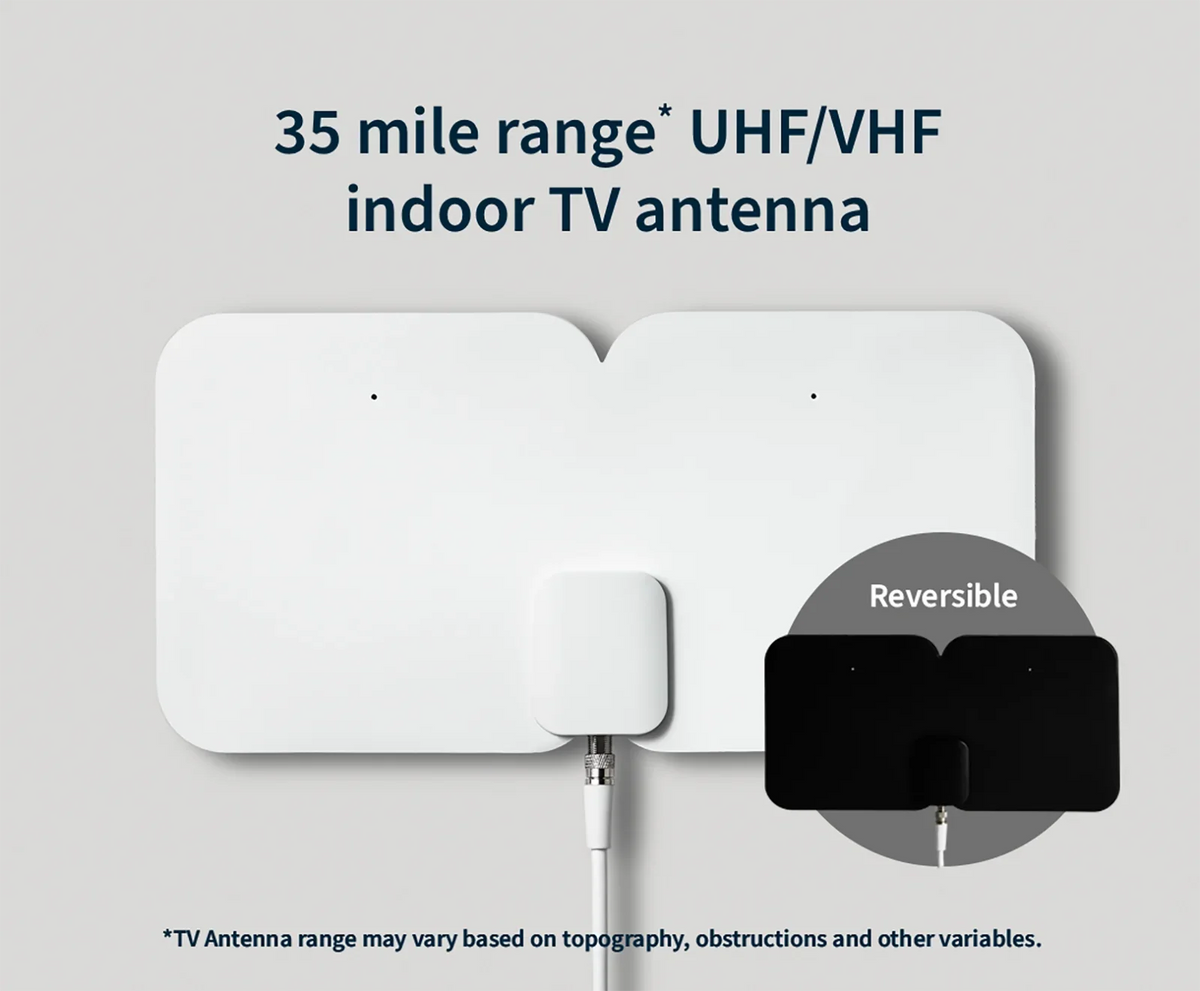 New Tablo 4th Gen 2-Tuner - 128GB Over-The-Air [OTA] Digital Video Recorder [DVR] with 35-mile TV Antenna TF128B-AN-01-CN