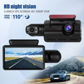 SYTHERS 1080P Dash Cam Night Vision Dash Camera Front and Rear 170° Wide Angle Loop Recordin G-Sensor