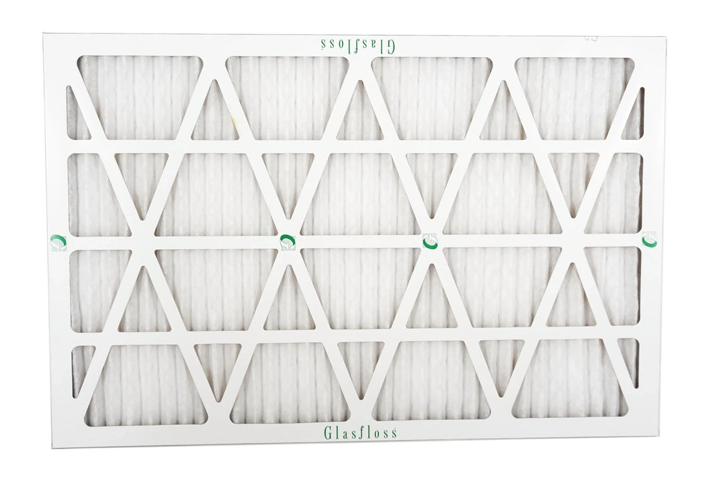 Glasfloss Air Filter 18x24x2 - 2" MERV 10 - (Pack of 12) - Pleated AC or HVAC Air Filter - Furnace Air Filter - Home or Office - Made In The .