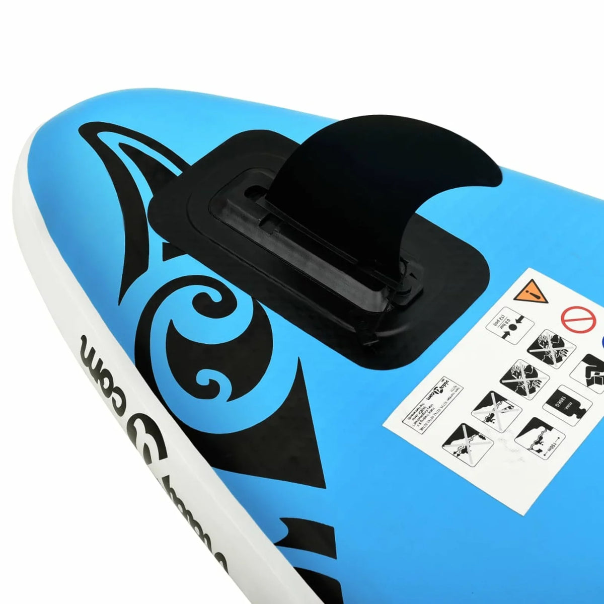 Walmeck Inflatable Paddleboard Set 120.1"x29.9"x5.9" Blue