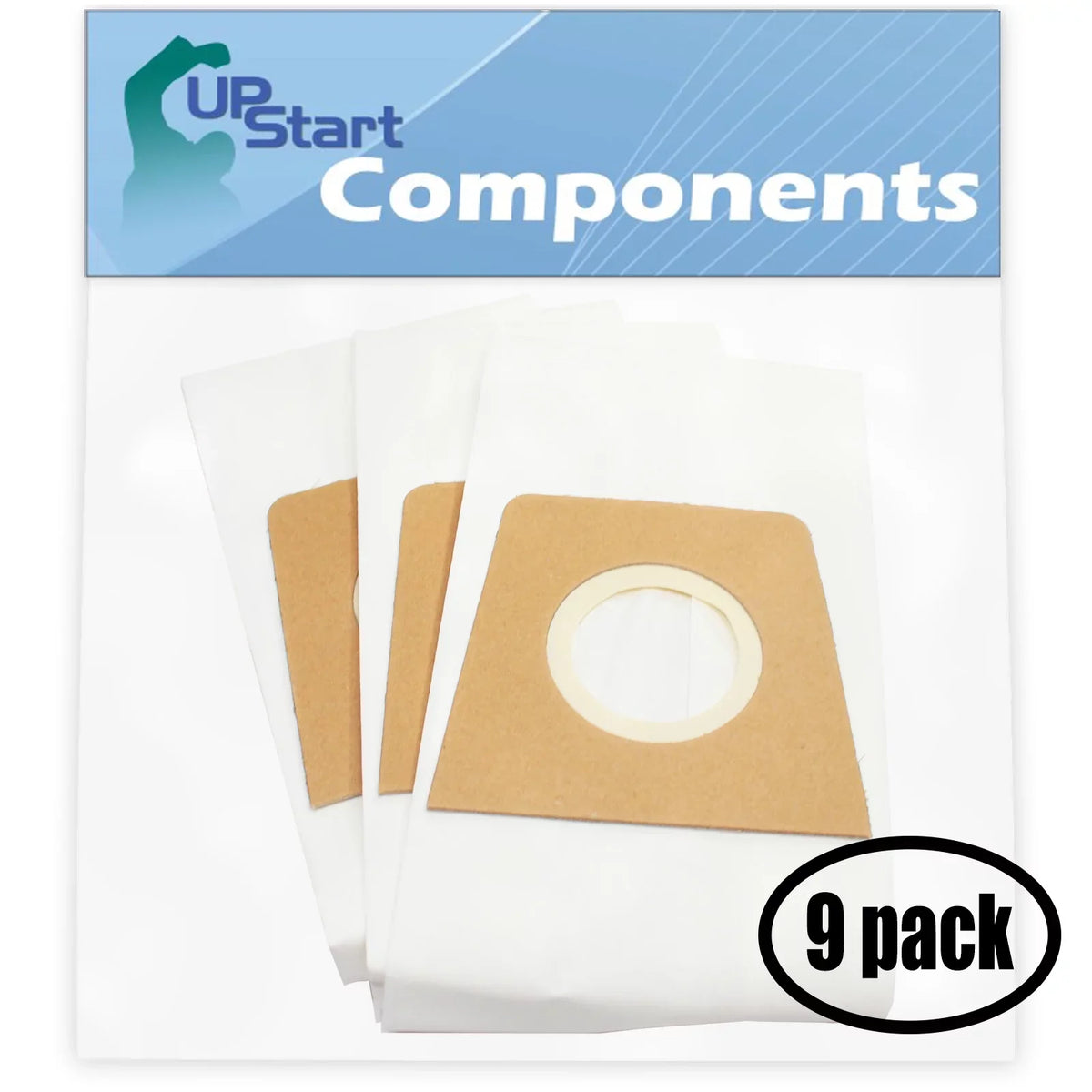 27 Replacement for Dirt Devil Featherlite Bagged Upright (Black) M085570 Vacuum Bags - Compatible with Dirt Devil 3920047001, 3920048001, Type U Vacuum Bags (9 Pack - 3 Vacuum Bags per Pack)