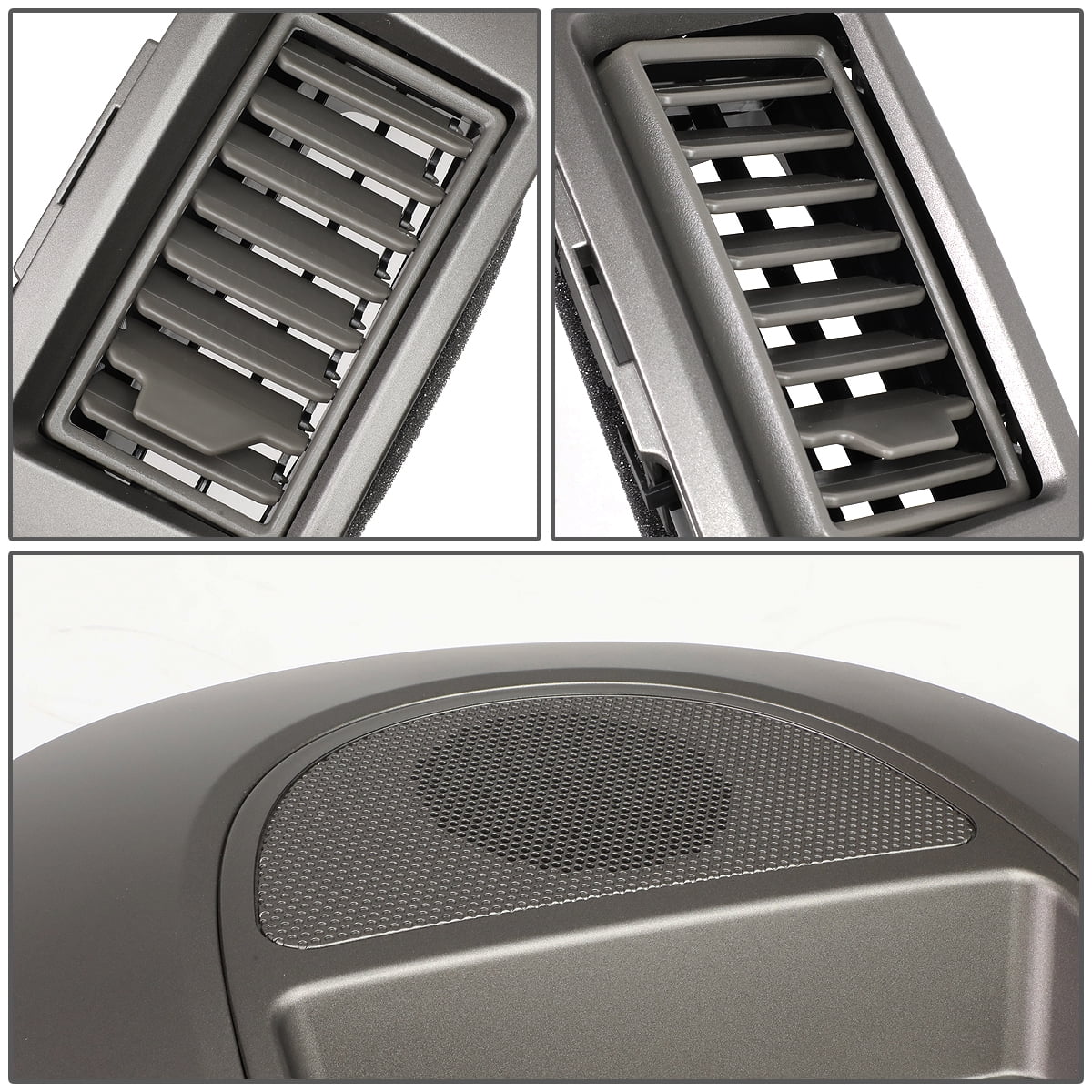DNA Motoring ZTL-Y-0162 For 2004 to 2006 Nissan Titan Armada SE XE Factory Style Instrument Panel Lid Console Dash Bezel with Center Speaker 05