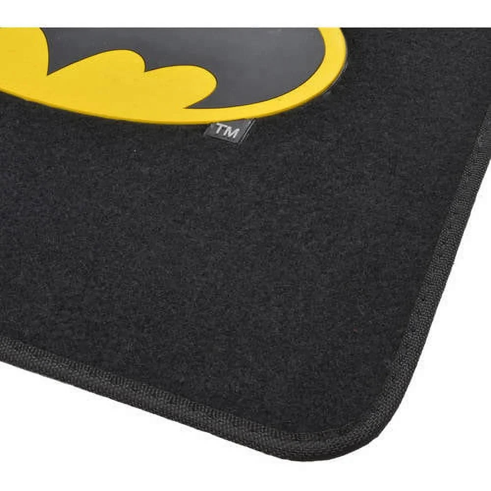 BDK Batman Seat Wrap with Floor Mats Full Set, Holiday Car Auto Accessories Gift Set