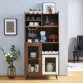 TJUNBOLIFE Locker Wine Rack Locker Cabinet Locker Multifunctional Cabinet Kitchen Cabinet Dining Room Cabinet with Mix of Cabinets and Shelves for Home Bedroom Living Room