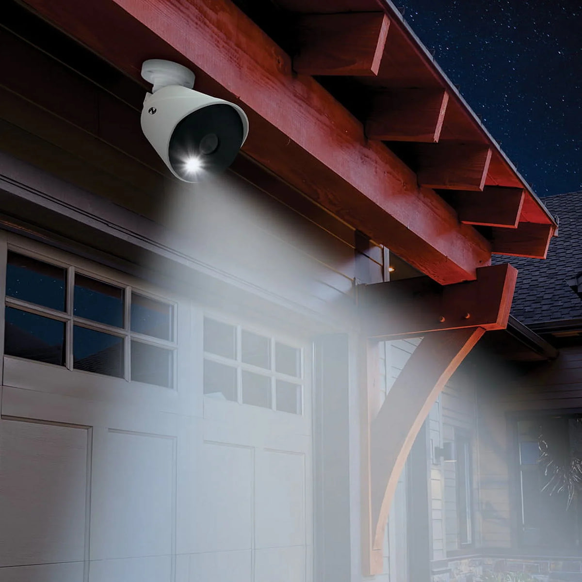 Night Owl Security Camera System CCTV, 12 Channel DVR with 1TB Hard Drive, 4 Wired 4K Ultra HD Spotlight Surveillance Bullet Cameras, Indoor Outdoor Cameras with Night Vision