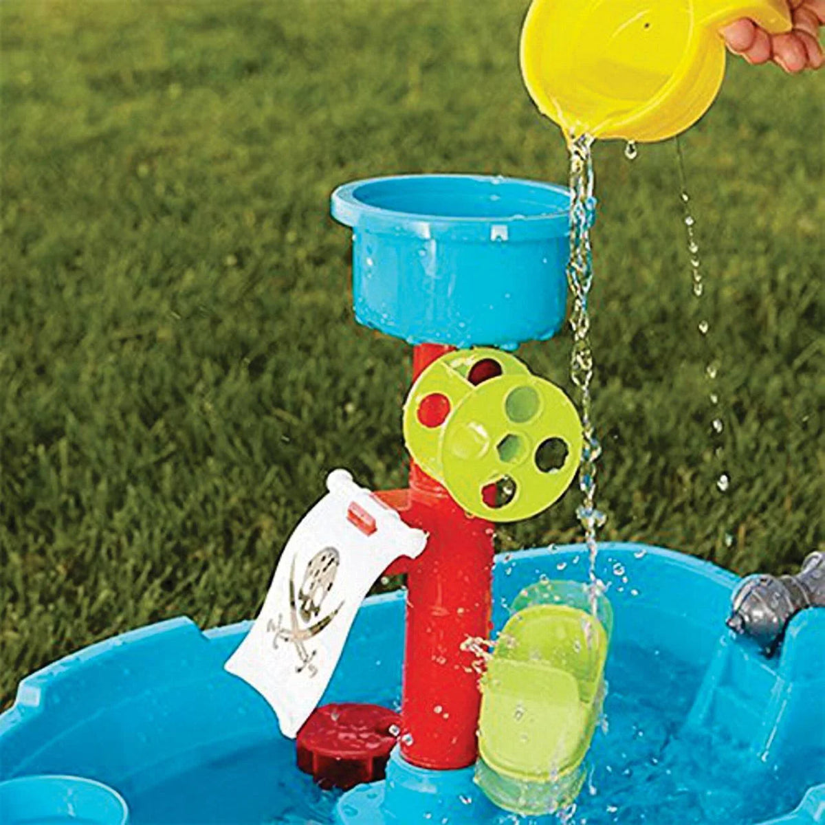 Beach Toy Pirate Ship Sandboxes 21 Pcs Sand Water Table for Boys Girls Toddlers + 3 Y Mundo Toys