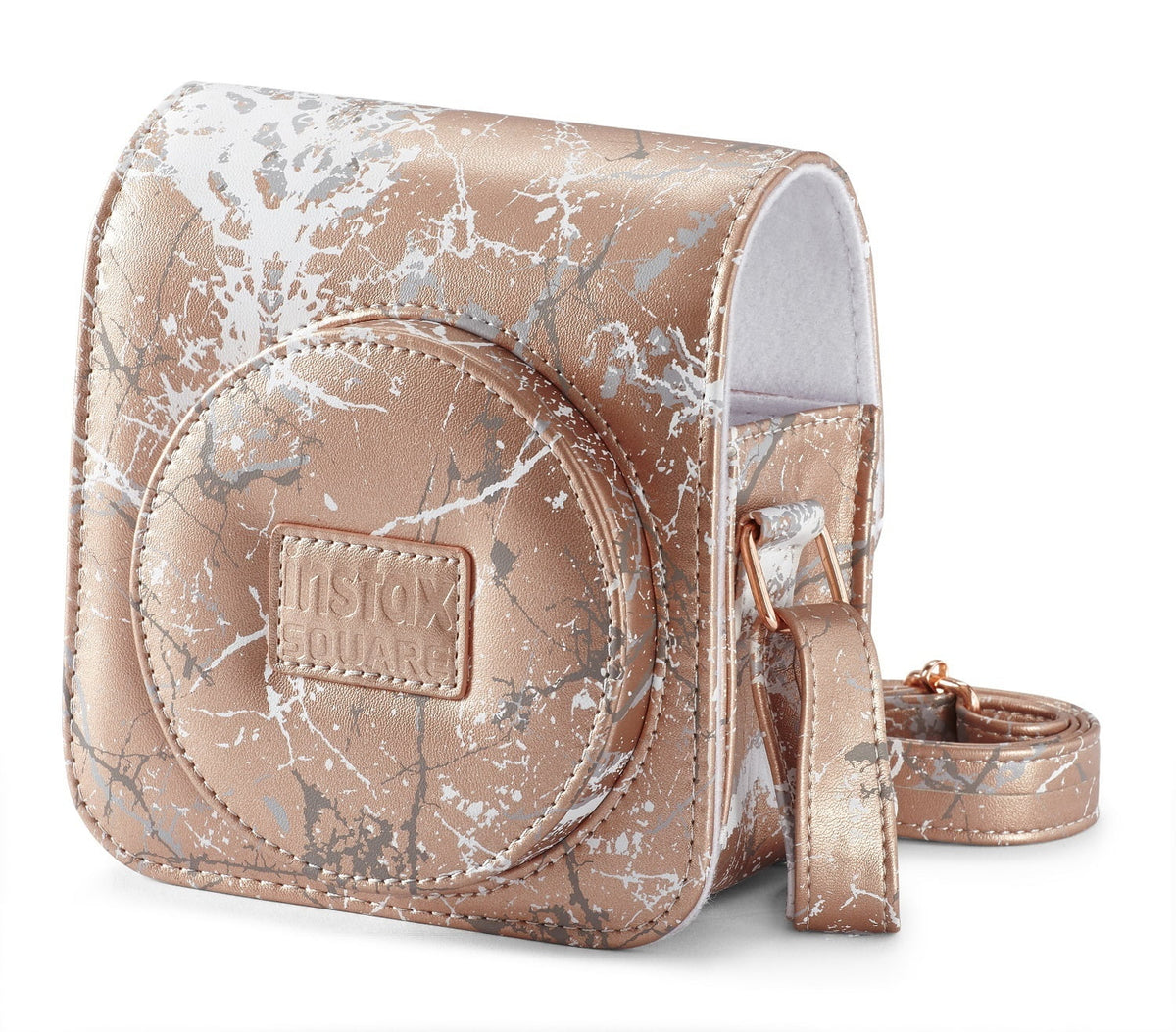 Fujifilm Instax Square SQ6 Camera Case, Blush Gold Marble
